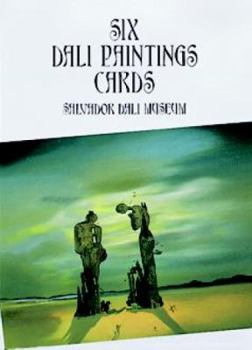 Paperback Six Dali Paintings Cards Book