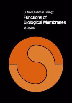 Paperback Functions of Biological Membranes Book