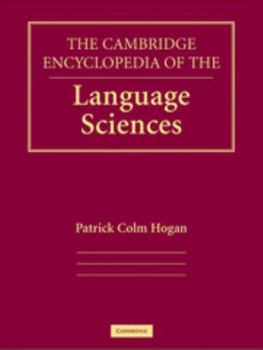 Hardcover The Cambridge Encyclopedia of the Language Sciences Book