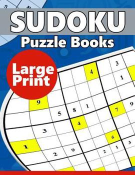 Paperback Sudoku Puzzle Books LARGE Print: Easy, Medium to Hard Level Puzzles for Adult Sulution inside [Large Print] Book