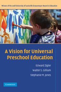 Paperback A Vision for Universal Preschool Education Book
