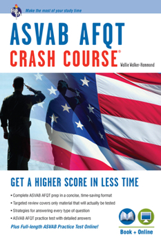 Paperback ASVAB Afqt Crash Course Book + Online Book