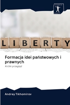 Paperback Formacja idei państwowych i prawnych [Polish] Book