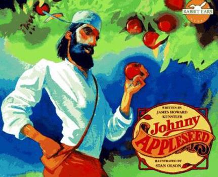 Hardcover Johnny Appleseed [Large Print] Book