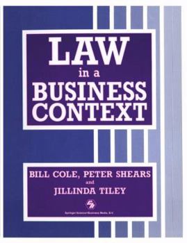 Paperback Law in a Business Context Book