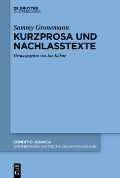 Hardcover Kurzprosa und Nachlasstexte [German] Book