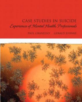Paperback Case Studies in Suicide: Experiences of Mental Heath Professionals Book