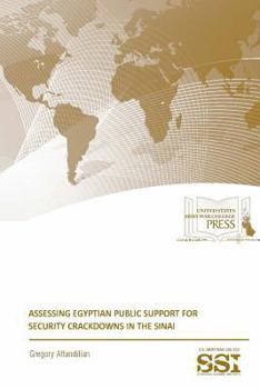 Paperback Assessing Egyptian Public Support For Security Crackdowns In The Sinai Book