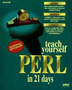 Paperback Teach Yourself Perl in 21 Days Book