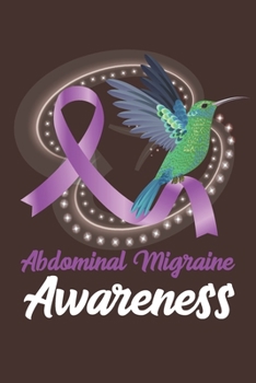 Paperback Abdominal Migraine Awareness: College Ruled Abdominal Migraine Awareness Journal, Diary, Notebook 6 x 9 inches with 100 Pages Book