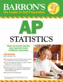 Paperback Barron's AP Statistics (Barron's: The Leader in Test Preparation) Book
