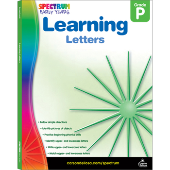 Paperback Learning Letters, Grade Pk Book