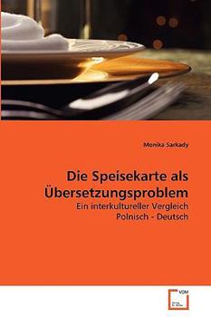 Paperback Die Speisekarte als Übersetzungsproblem [German] Book