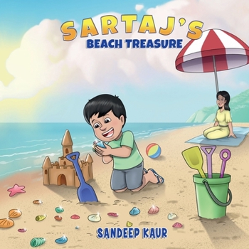 Paperback Sartaj's Beach Treasure [Large Print] Book