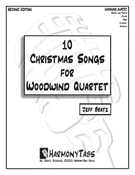 Paperback 10 Christmas Songs for Woodwind Quartet: Second Edition Book