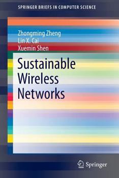 Paperback Sustainable Wireless Networks Book