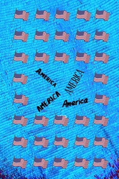 Paperback America America America America: American Gifts And Souvenirs - Composition Notebook Journal College Ruled, Lined For Kids, Students, Office, Business Book