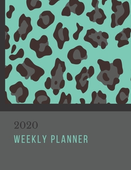 Weekly Planner: Weekly planner for one year I 8.5 x11 Inches I Leopart Cover Design