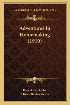 Paperback Adventures In Homemaking (1910) Book