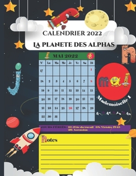 Paperback calendrier 2022 la planète des alphas [French] Book