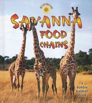 Library Binding Savanna Food Chains Book