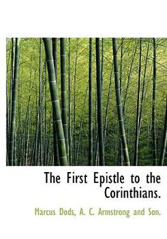 Hardcover The First Epistle to the Corinthians. Book