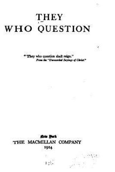 Paperback They who Question Book