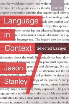 Paperback Language in Context: Selected Essays Book