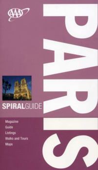 Spiral-bound AAA Spiral Paris Book
