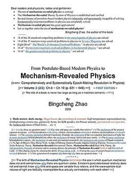 Paperback From Postulate-Based Modern Physics to Mechanism-Revealed Physics, Vol.2 (2/2) Book