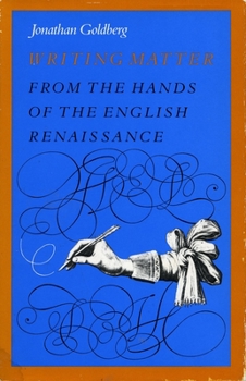 Paperback Writing Matter: From the Hands of the English Renaissance Book