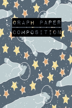 Paperback Graph Paper Composition Notebook: Graph Paper 6" x 9" Artic Bear Design Quad Ruled 4x4, Grid Paper for school student, office, kids Notebooks Book