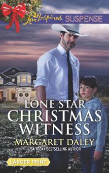 Mass Market Paperback Lone Star Christmas Witness [Large Print] Book