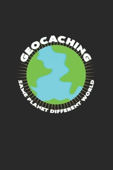 Geocaching: 6x9 Geocaching | blank with numbers paper | notebook | notes