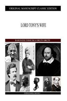 Paperback Lord Tony's Wife Book