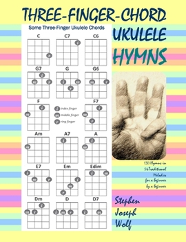 Paperback Three-Finger-Chord Ukulele Hymns Book