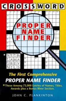 Paperback Crossword Proper Name Finder Book