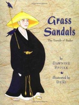 Hardcover Grass Sandals: The Travels of Basho Book