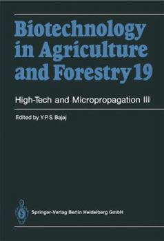 Hardcover High-Tech and Micropropagation III Book