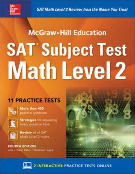 Paperback McGraw-Hill Education SAT Subject Test Math Level 2, Fourth Edition Book