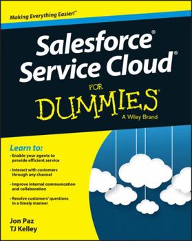 Paperback Salesforce Service Cloud for Dummies Book