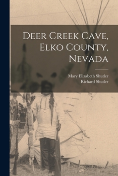 Paperback Deer Creek Cave, Elko County, Nevada Book