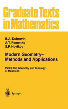 Hardcover Modern Geometry-- Methods and Applications: Part II: The Geometry and Topology of Manifolds Book