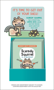 Hardcover Scaredy Squirrel in a Nutshell 6-Copy Counter Easel Book
