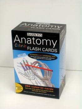 Cards Anatomy Color-In Flash Cards: Ultimate 2-In-1 Learning Tool Book