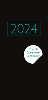 Hardcover Church Pocket Book and Diary 2024 Black with Lectionary Book