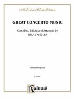 Paperback Great Concerto Music Book