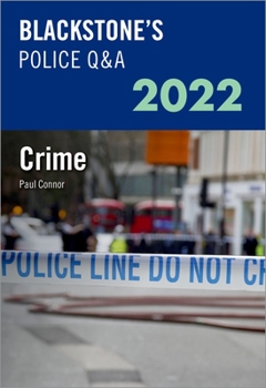 Paperback Blackstone's Police Q&A Volume 1: Crime 2022 Book