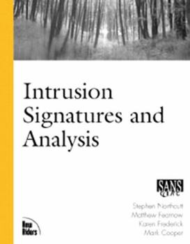 Paperback Intrusion Signatures and Analysis Book