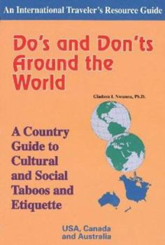 Paperback Do's and Don'ts Around the World: A Country Guide to Cultural and Social Taboos and Etiquette-USA, Canada and Australia Book